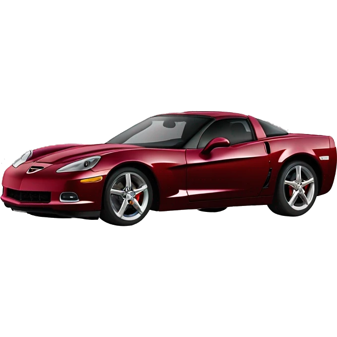 maroon corvette c6 emoji