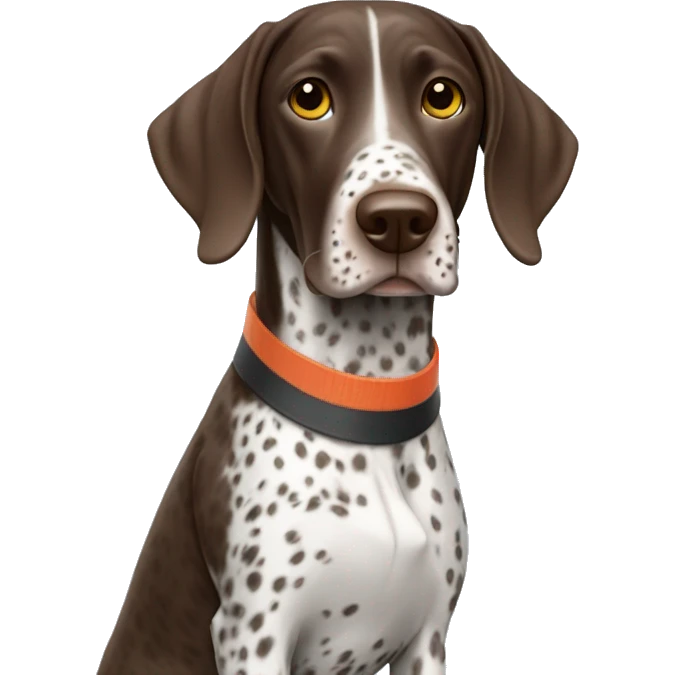 German shorthaired pointer skiing emoji