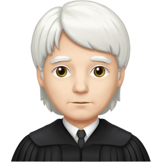 judge with white wig emoji