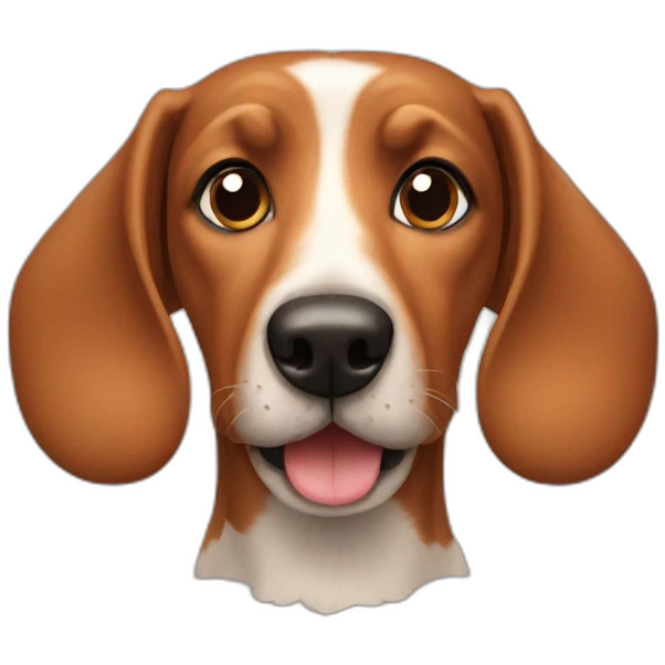 dog teckel emoji