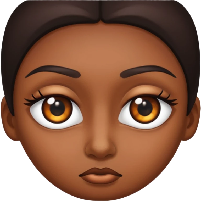 the black eyes emoji