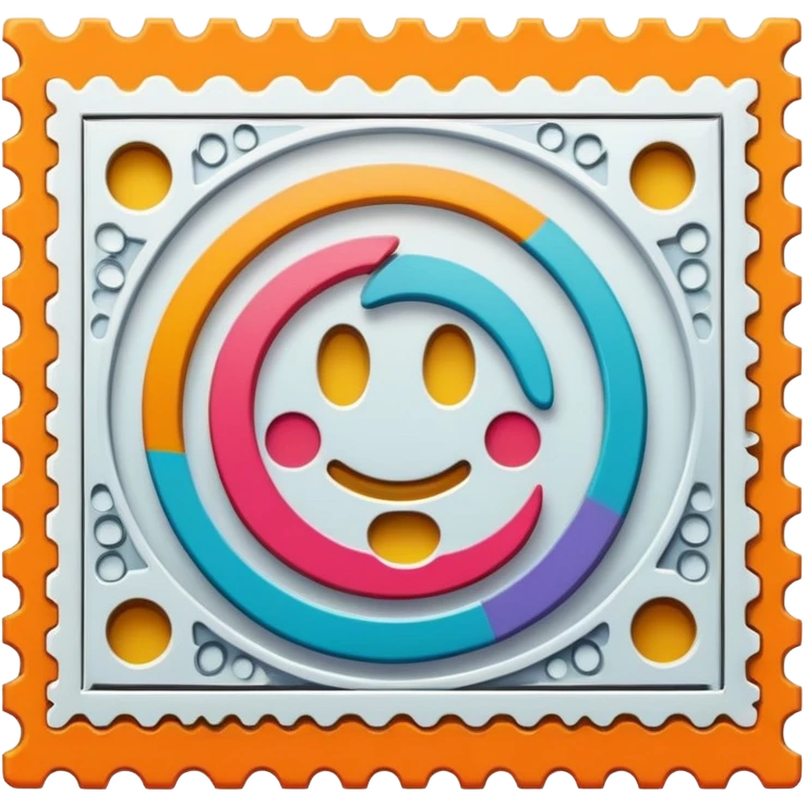 postage stamp emoji