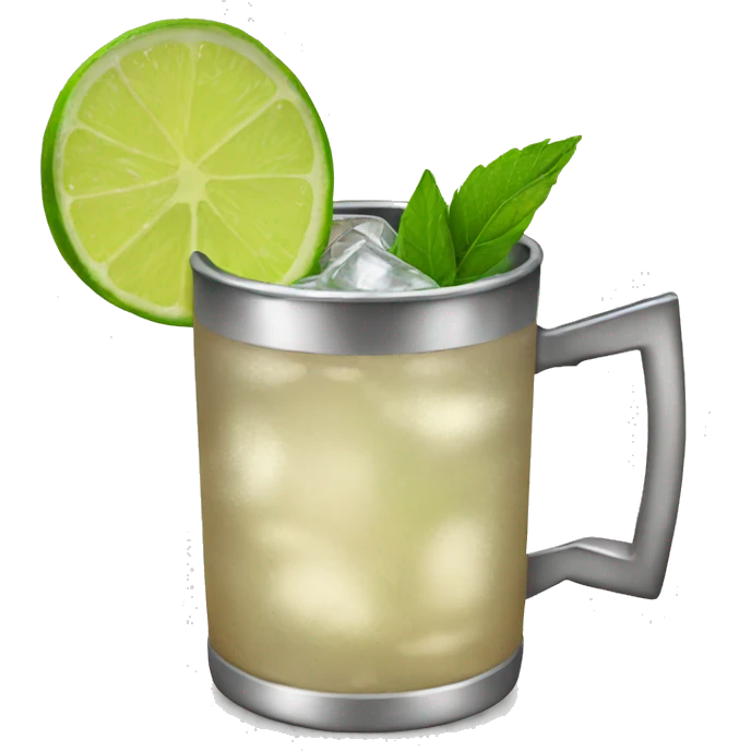 Moscow mule drink emoji