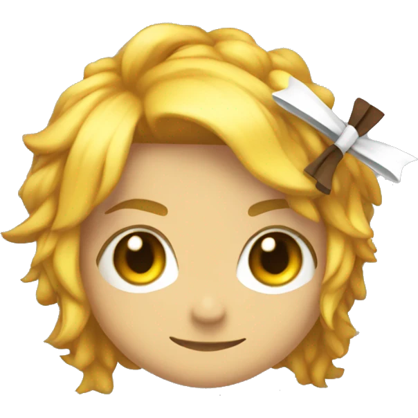 Zenitsu with a bow emoji