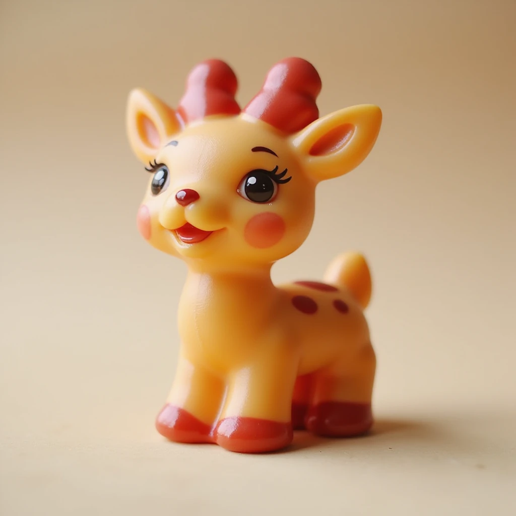realistic candy shaped like a cute deer, photorealistic style emoji