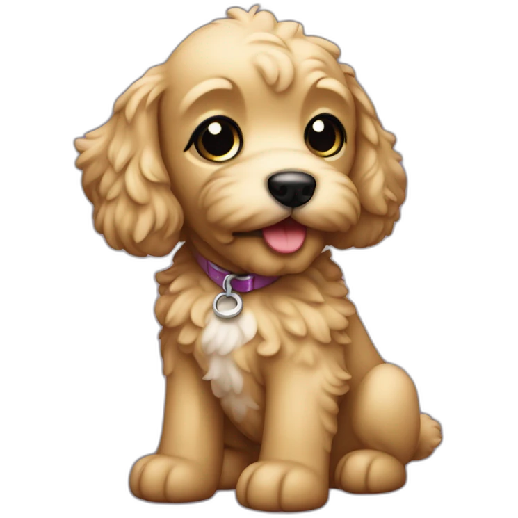 caniche toy puppy emoji