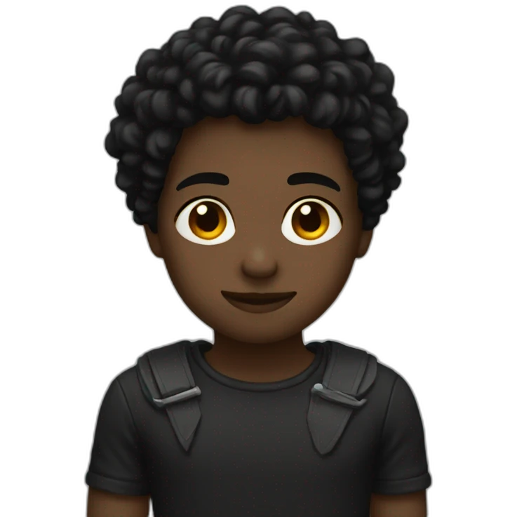 Half black heart emoji