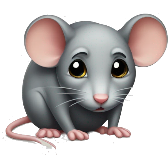 sad mouse  emoji