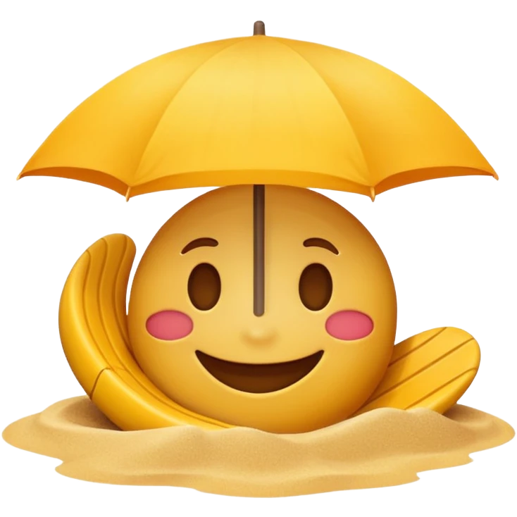 Moving beach emoji emoji