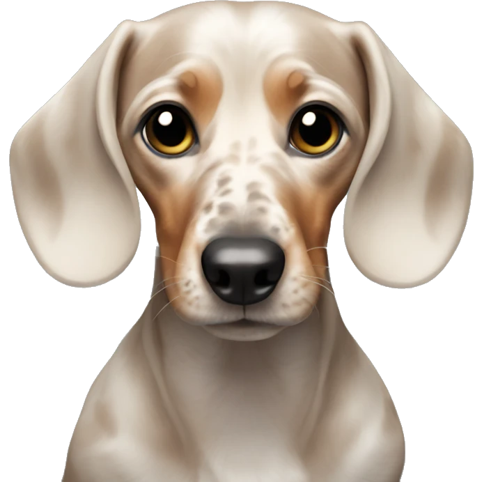 Marble dachshund emoji
