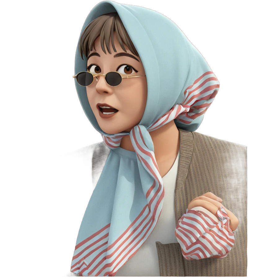 girl in sunglasses outdoors emoji