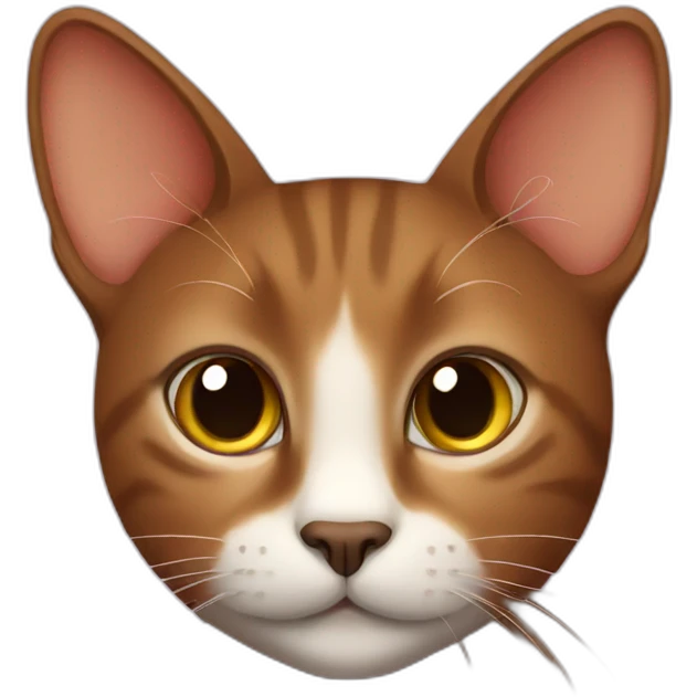 Brown cat emoji