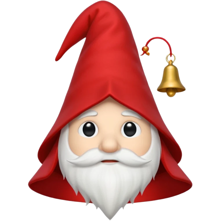 Cappello da gnomo, senza viso (solo cappello)  emoji