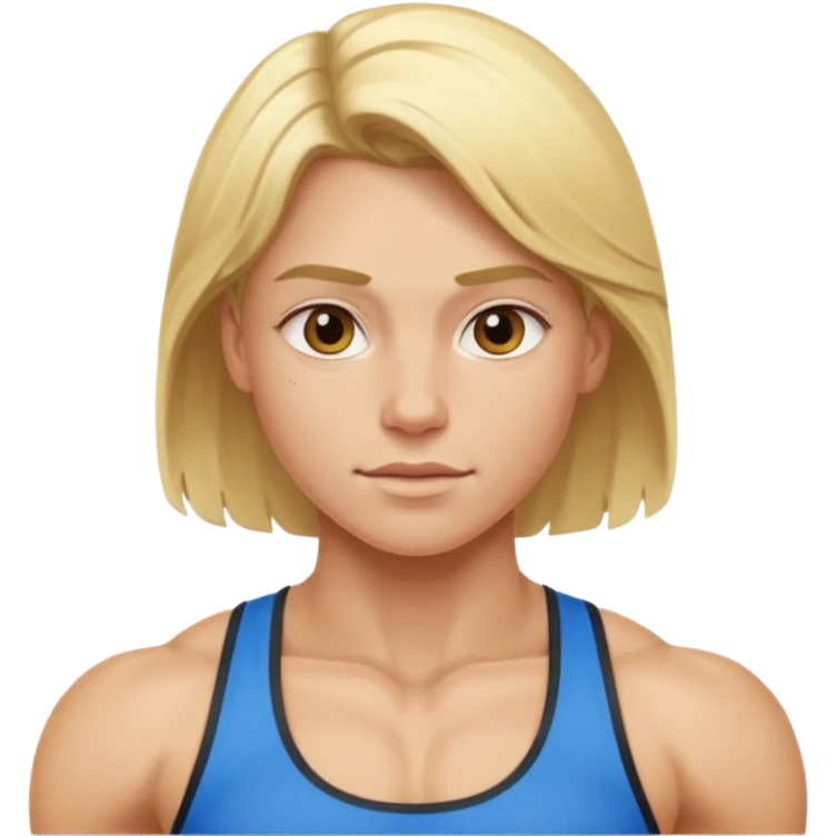 blonde athlete emoji