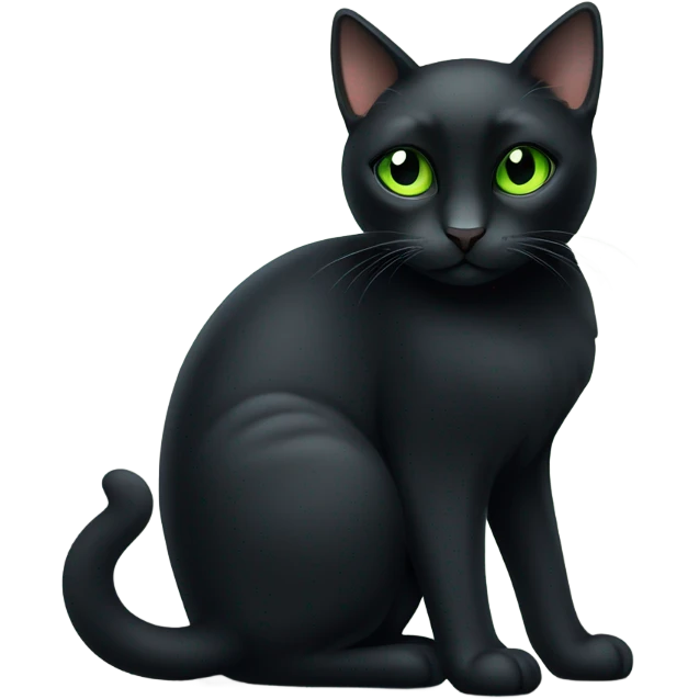 Black cat emoji