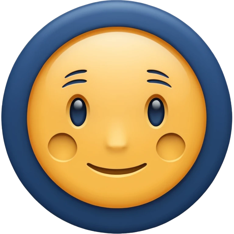 navy blue circle emoji  emoji