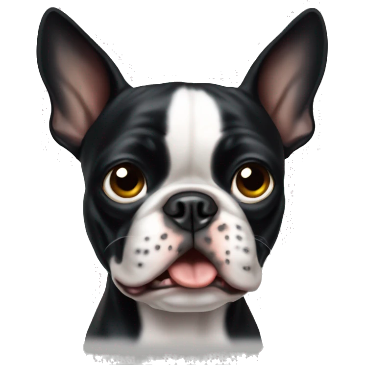 Annoying Boston terrier  emoji