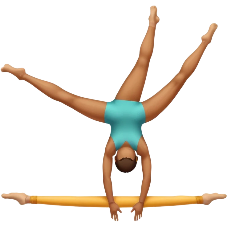 person doing gymnastics emoji