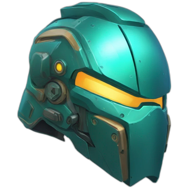futuristic Phantom Infiltration armored Helmet colored spectral emoji