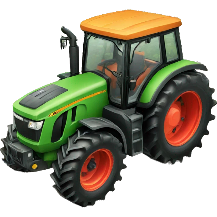 agricultural tractor emoji
