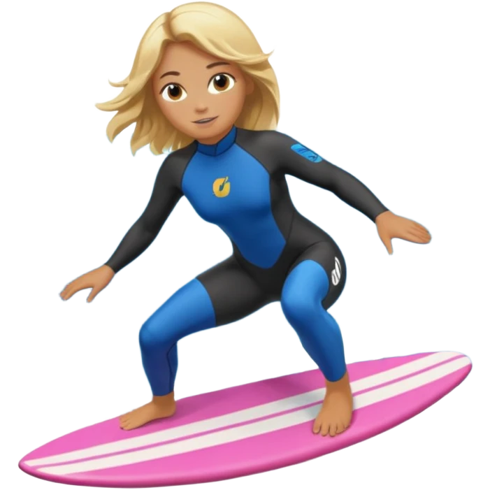 Lottie surfing emoji