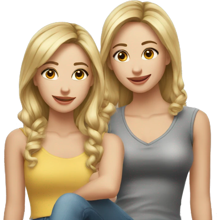 2 meilleures amies emoji