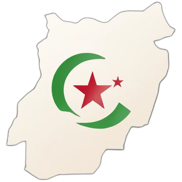 algeria flag map emoji
