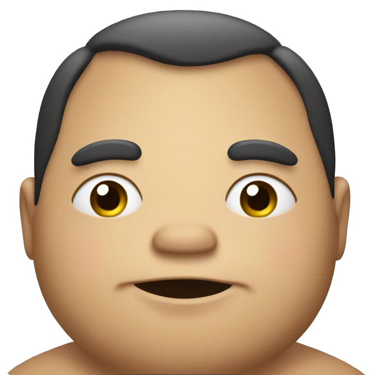 Fat guy with 3 nipples  emoji