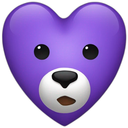 Corazón morado emoji