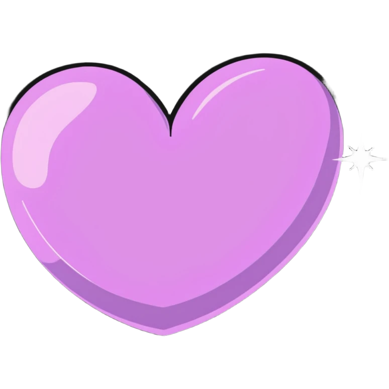 heart with sparkles emoji