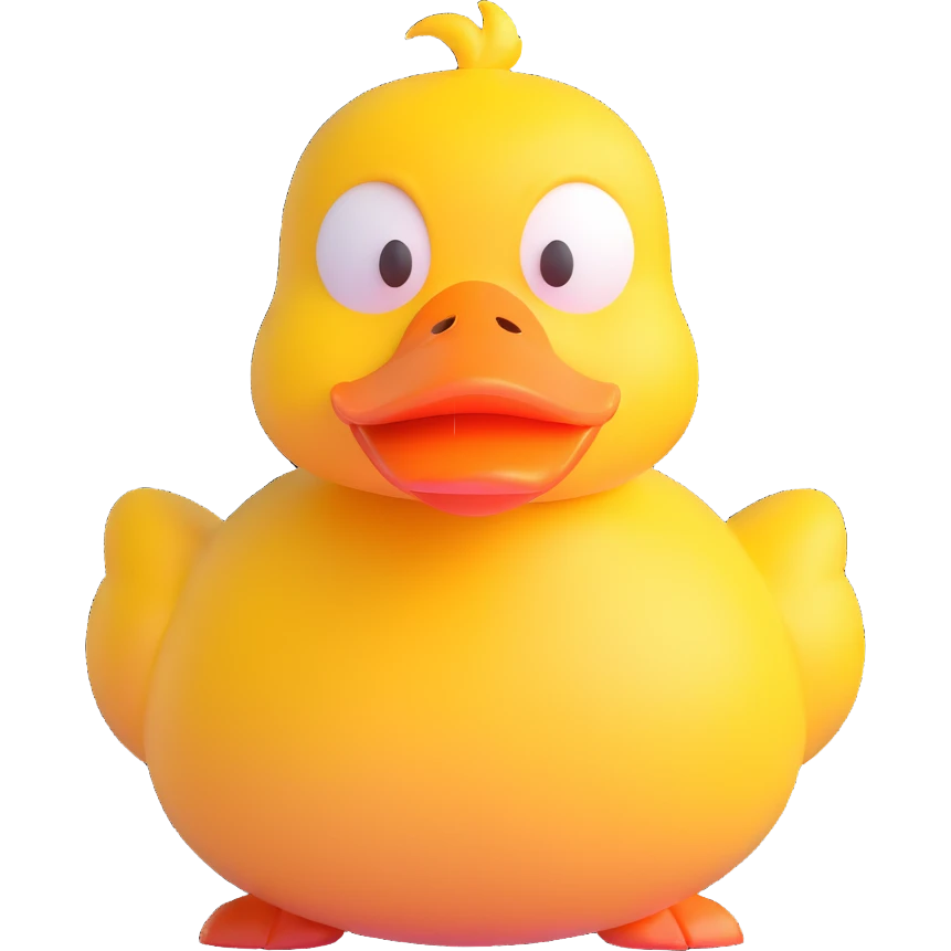 doom duck with angry face emoji