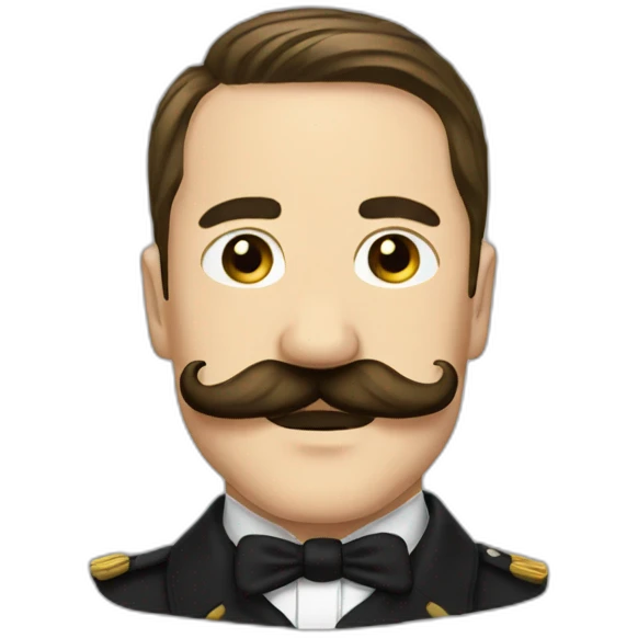 Adolf moustache lgtb emoji