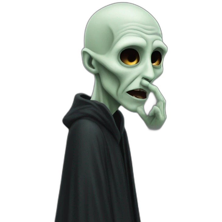 voldemort sending a kiss emoji