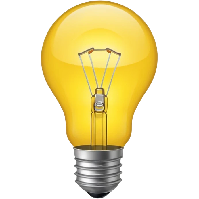 a lightbulb where you can't see the internals emoji