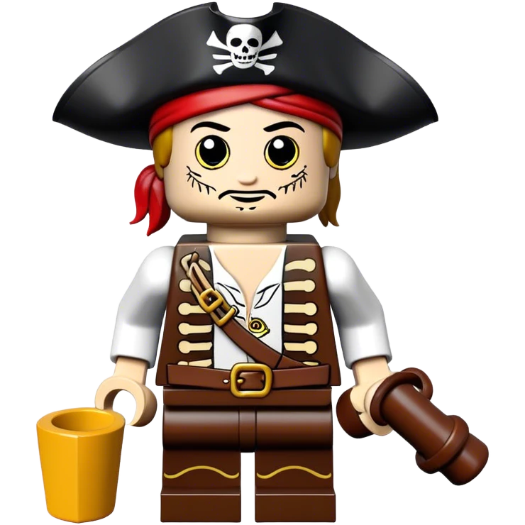Kid lego pirate emoji