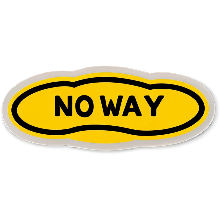 No Way emoji
