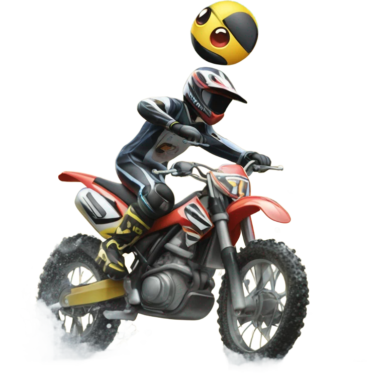 washing motocross emoji
