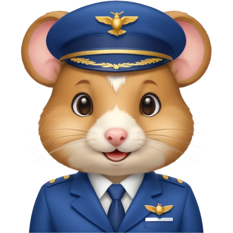 plane hostess hamster emoji