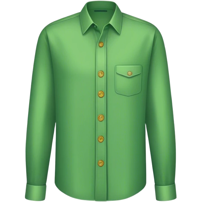 Green button front emoji