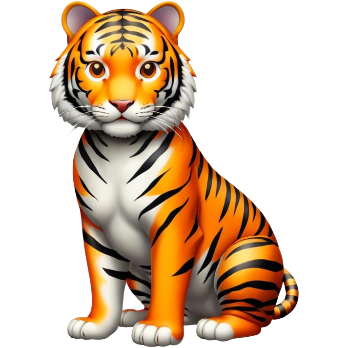 japanese tiger all body emoji