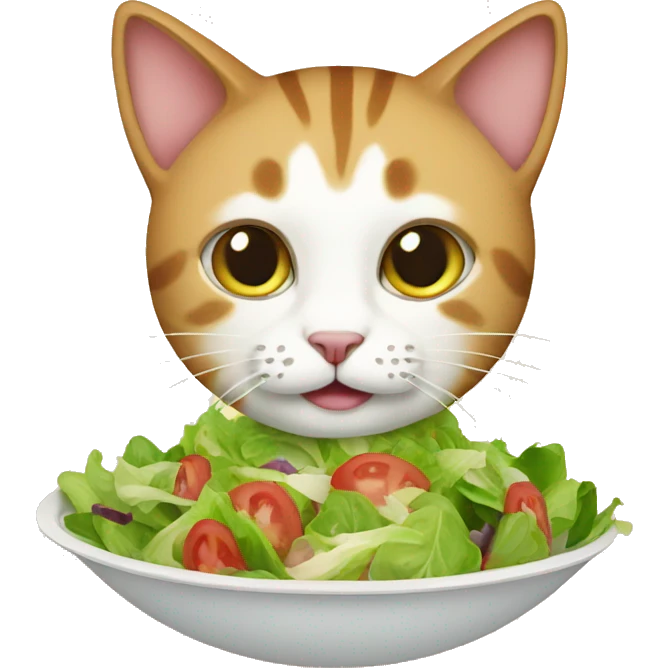salad cat emoji