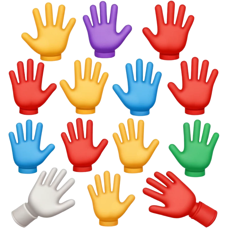 kids gamertap hand  icons 3d  emoji