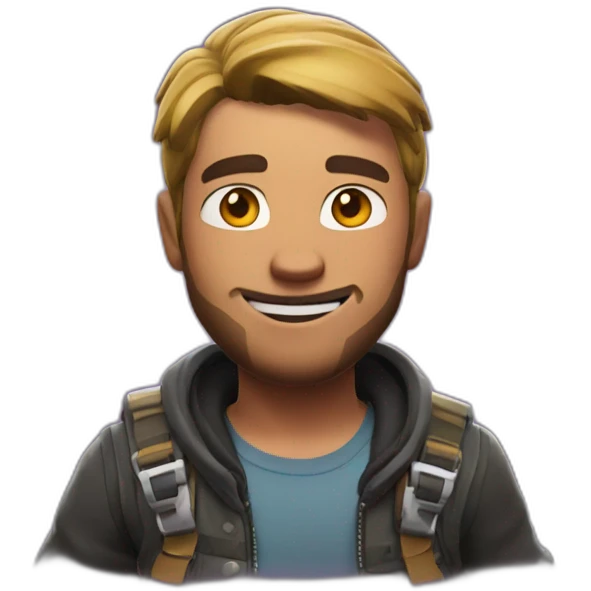 guy from Fortnite  emoji