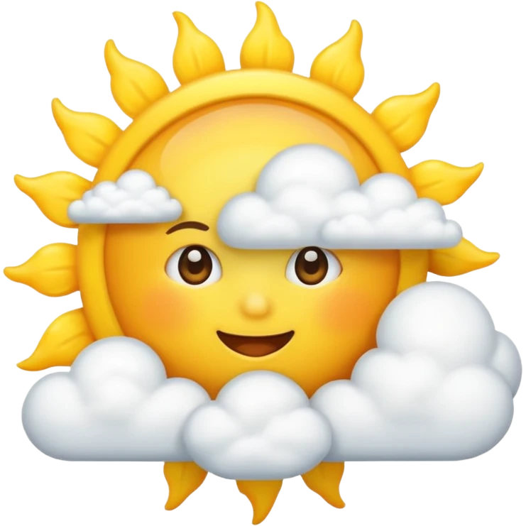 sun with cloud

























































 emoji