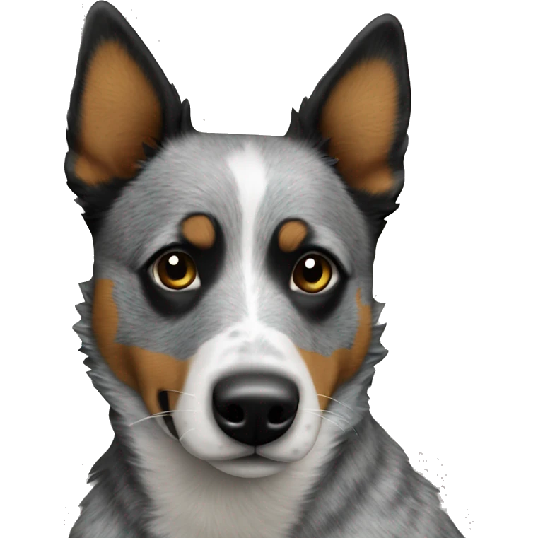 Blue heeler dog emoji