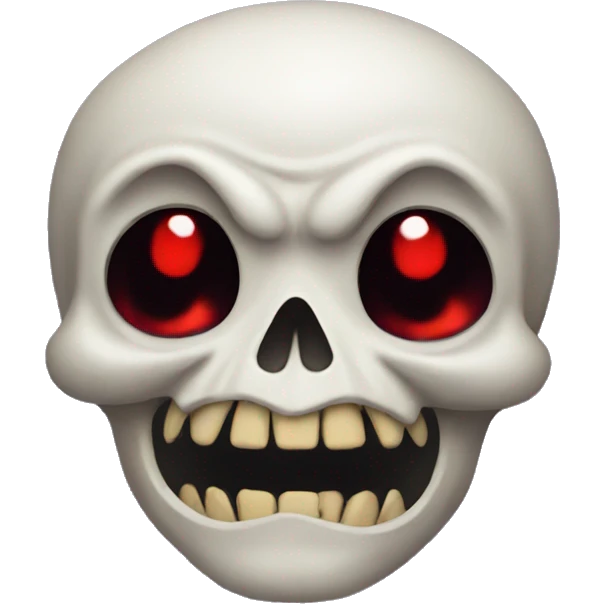 vampire spooky skull emoji