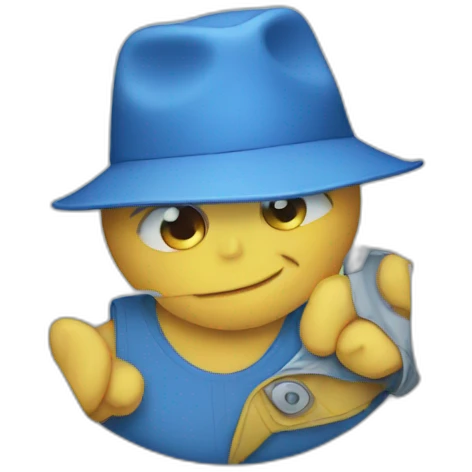 blue-label emoji