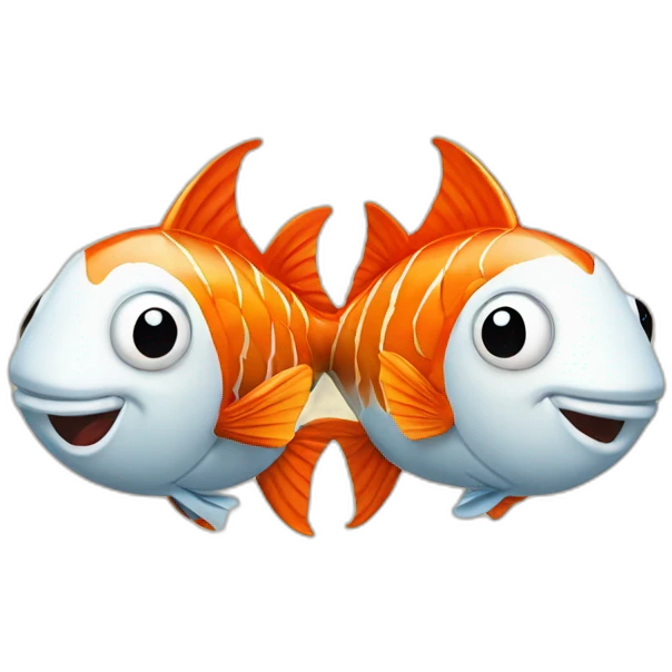 Carotte et poisson emoji