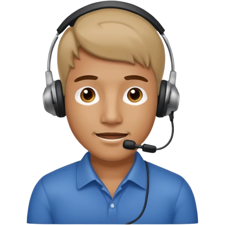 call center man emoji