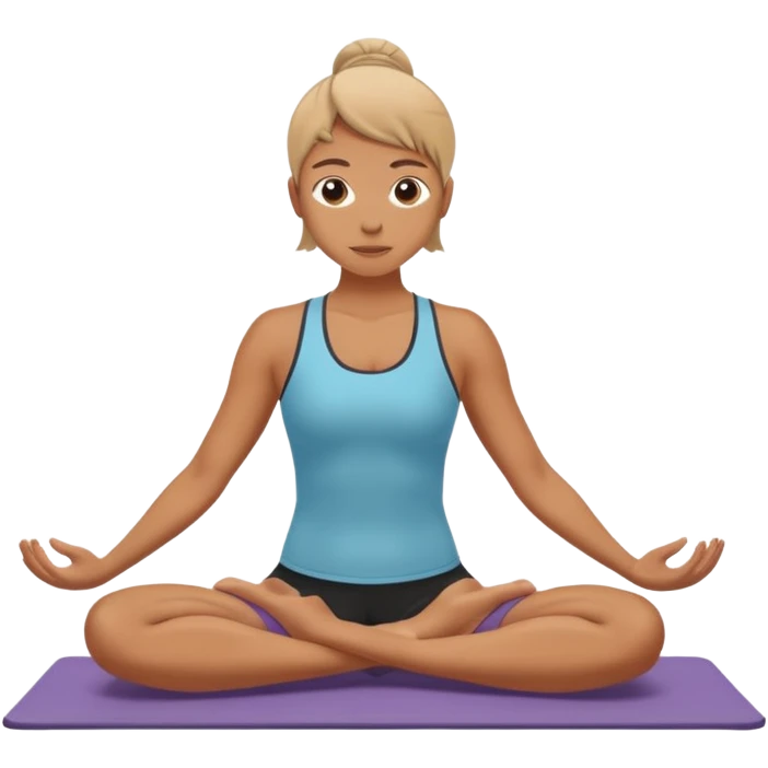 Mat pilates teaser emoji